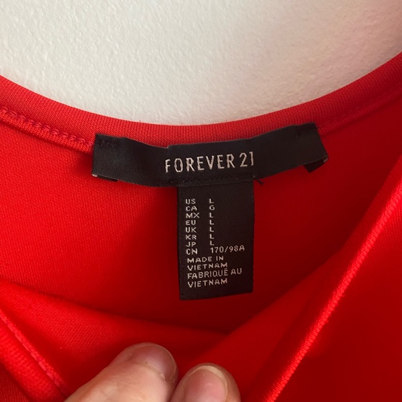 Forever 21 red mini dress - Picture 2 of 4